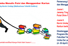 Pemenang Lomba Menulis Puisi dan Menggambar Kartun