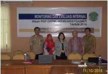 Monitoring Dan Evaluasi Internal Penelitian DRPM – Kemenristekdikti Tahun 2018