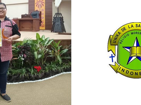 Mahasiswa Fakultas Hukum UKDLSM, Anatasiya Talokon menjadi Peserta Terbaik Parlemen Kampus 2019