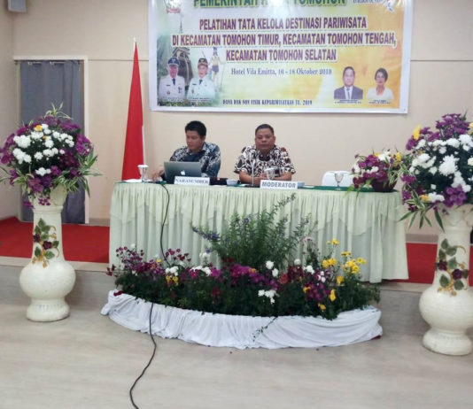 Dekan Fakultas Pariwisata UKDLSM Menjadi Narasumber dalam Pelatihan Tata Kelola Destinasi Pariwisata Kota Tomohon