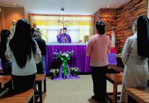 Perayaan Ekaristi Rabu Abu di Kapel St. John Baptist De La Salle dengan Menerapkan Prokes Ketat Pencegahan Covid-19 dari Petugas Satgas Kampus