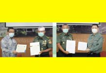 Perluas Jaringan, Fakultas Ekonomi UKDLSM Tanda Tangani Perjanjian Kerja Sama Dengan Pengadilan Militer III-17 Manado