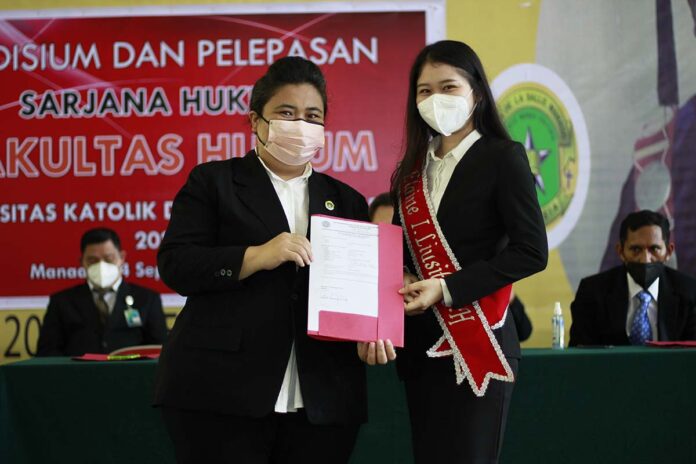 Yudisium Fakultas Hukum 2021 | Unika De La Salle Manado