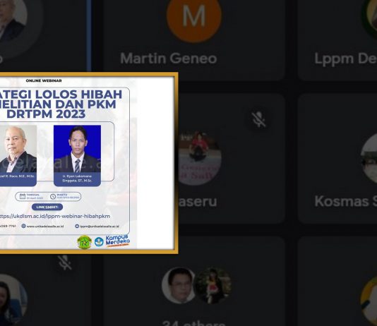 Webinar Strategi Lolos Hibah Penelitian dan PkM DRTPM Tahun 2023