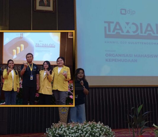 Kegiatan Dialog Perpajakan Bersama Organisasi Mahasiswa dan Kepemudaan