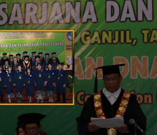 Kegiatan Rapat Terbuka Senat Akademik UKDLSM dalam rangka Wisuda Sarjana dan Pelantikan Profesi Ners T.A. 2023 – 2024