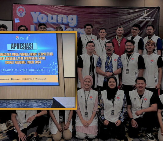Terpilih dalam Ajang Wirausaha Muda Pemula Berprestasi Tahun 2024 Terobosan Usaha Mahasiswa UKDLSM di Tingkat Nasional
