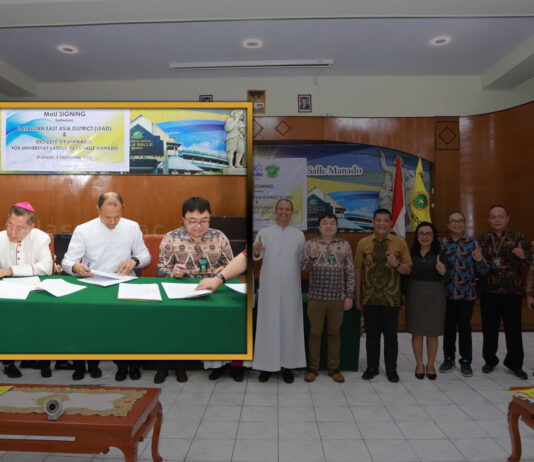 Penandatanganan MoU Keuskupan Manado dan Lasallian East Asia District Perkuat Identitas UKDLSM