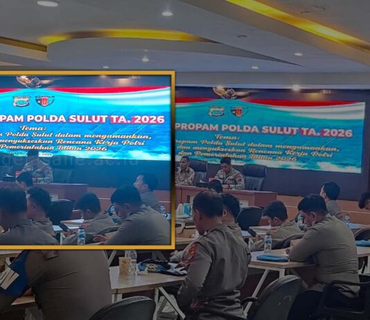 Fakultas Hukum UKDLSM Membagi Ilmu di Kegiatan RAKERNIS POLDA SULUT
